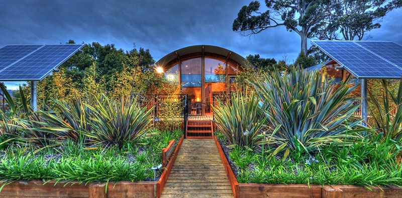 43 Degrees - Bruny Island Cabin entrance